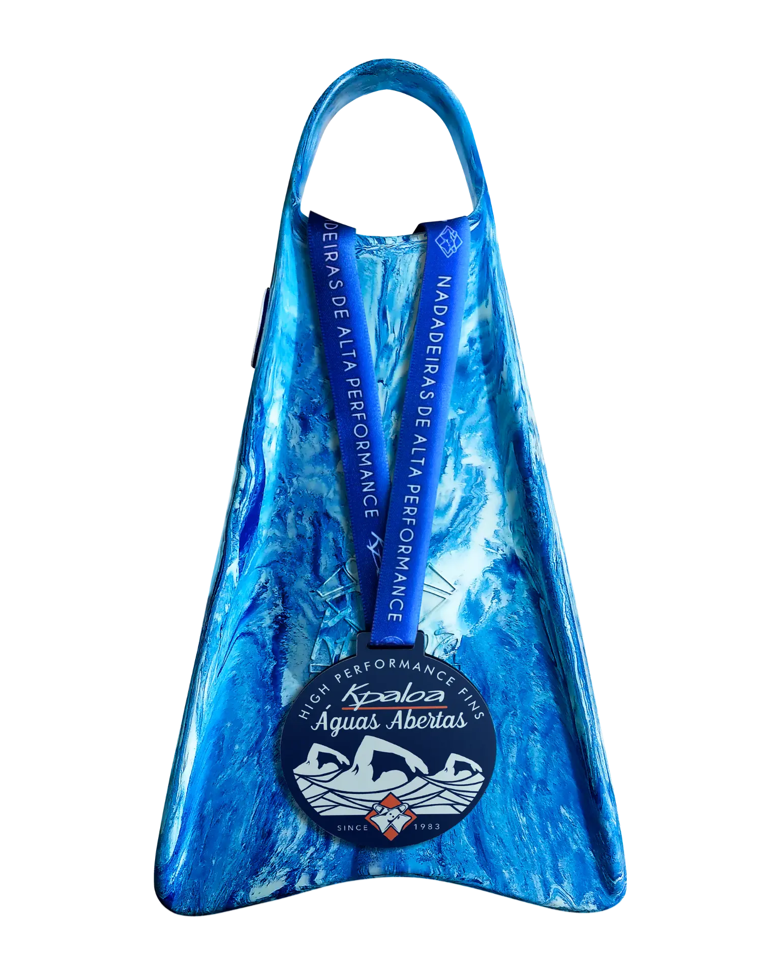 Medalha decorativa sobre a nadadeira Kpaloa Oceano