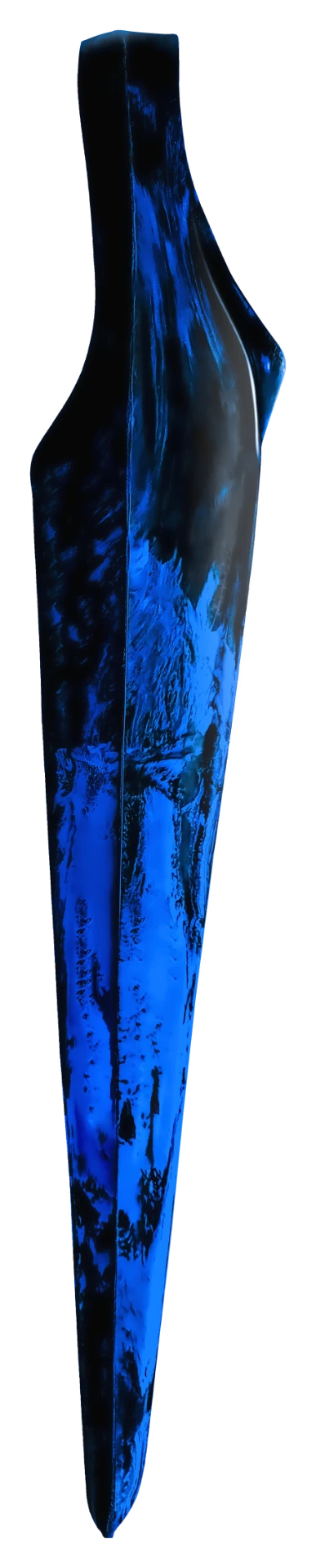 Perfil lateral fino da nadadeira Kpaloa